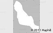 Gray Simple Map of Chordeleg