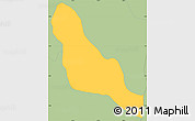 Savanna Style Simple Map of Chordeleg