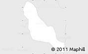 Silver Style Simple Map of Chordeleg