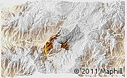 Physical 3D Map of Nabon, lighten