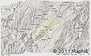 Shaded Relief 3D Map of Nabon, semi-desaturated