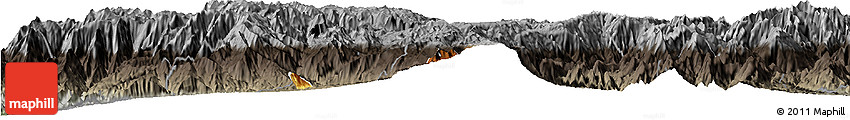 Physical Horizon Map of Nabon, darken, semi-desaturated