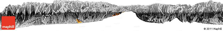 Physical Horizon Map of Nabon, desaturated