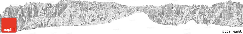 Silver Style Horizon Map of Nabon