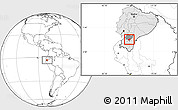 Blank Location Map of Nabon, highlighted country, highlighted parent region