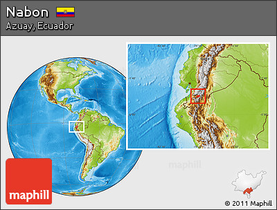 Physical Location Map of Nabon