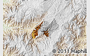 Physical Map of Nabon, lighten