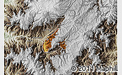 Physical Map of Nabon, semi-desaturated