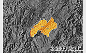 Political Map of Nabon, darken, desaturated