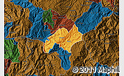 Political Map of Nabon, darken