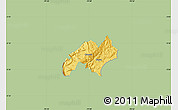 Savanna Style Map of Nabon, single color outside