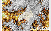 Shaded Relief Map of Nabon, physical outside