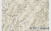 Shaded Relief Map of Nabon