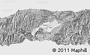 Gray Panoramic Map of Nabon