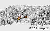 Physical Panoramic Map of Nabon, lighten, desaturated