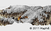 Physical Panoramic Map of Nabon, semi-desaturated