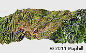 Satellite Panoramic Map of Nabon