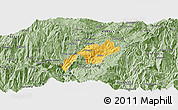 Savanna Style Panoramic Map of Nabon