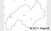 Blank Simple Map of Nabon, cropped outside