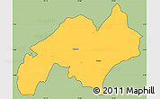Savanna Style Simple Map of Nabon, cropped outside