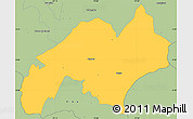 Savanna Style Simple Map of Nabon