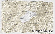 Classic Style 3D Map of Sissig