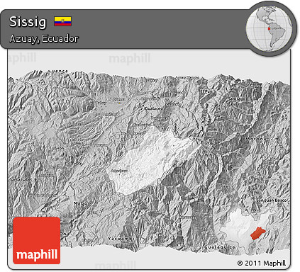 Gray 3D Map of Sissig