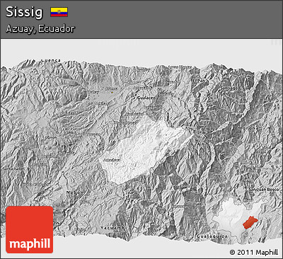 Gray 3D Map of Sissig