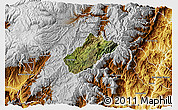 Satellite 3D Map of Sissig, physical outside