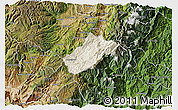 Shaded Relief 3D Map of Sissig, satellite outside