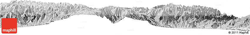Physical Horizon Map of Sissig, lighten, desaturated