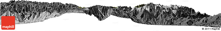 Satellite Horizon Map of Sissig, desaturated