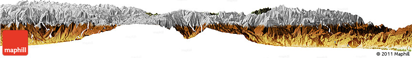 Satellite Horizon Map of Sissig, physical outside