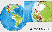 Physical Location Map of Sissig, highlighted country