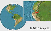 Satellite Location Map of Sissig