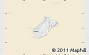 Classic Style Map of Sissig, single color outside