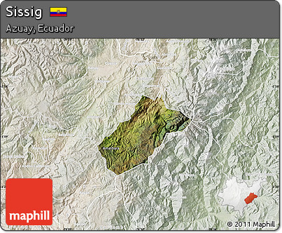 Satellite Map of Sissig, lighten