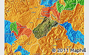 Satellite Map of Sissig, political outside