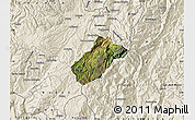 Satellite Map of Sissig, shaded relief outside