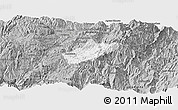 Gray Panoramic Map of Sissig