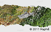 Physical Panoramic Map of Sissig, satellite outside