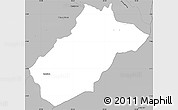 Gray Simple Map of Sissig