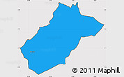 Political Simple Map of Sissig, cropped outside