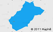 Political Simple Map of Sissig, single color outside