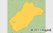Savanna Style Simple Map of Sissig, cropped outside