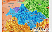 Political Shades Map of Canar