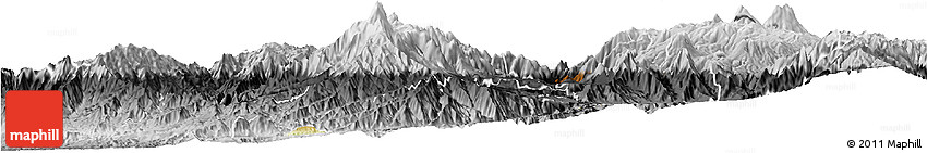 Physical Horizon Map of Mira, desaturated