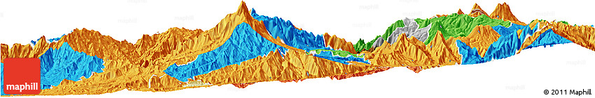 Physical Horizon Map of Mira, political outside