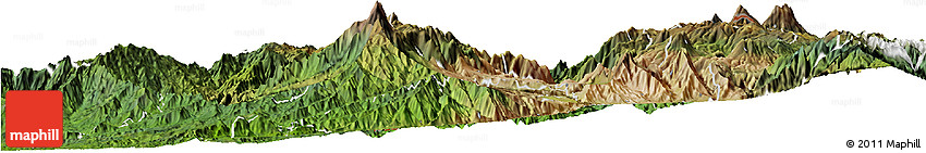 Satellite Horizon Map of Mira