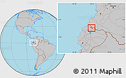 Gray Location Map of Mira
